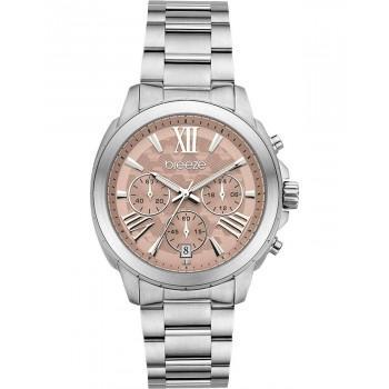 BREEZE Chronique Chronograph - 612481.4,  Silver case with Stainless Steel Bracelet
