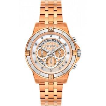 BREEZE Divinia Crystals Chronograph - 212311.4  Rose Gold case with Stainless Steel Bracelet
