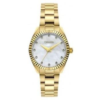 BREEZE Estee - 212541.1,  Gold case with Stainless Steel Bracelet