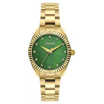 BREEZE Estee - 212541.8,  Gold case with Stainless Steel Bracelet