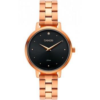 BREEZE Ideale - 212351.6  Rose Gold case with Stainless Steel Bracelet