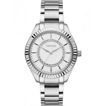 BREEZE Magnificent Crystals - 612471.1,  Silver case with Stainless Steel Bracelet