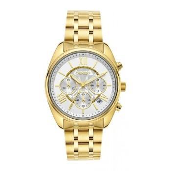 BREEZE Poshius Chronograph - 212521.8,  Gold case with Stainless Steel Bracelet