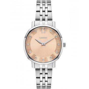 BREEZE Semplice Crystals - 612421.4,  Silver case with Stainless Steel Bracelet