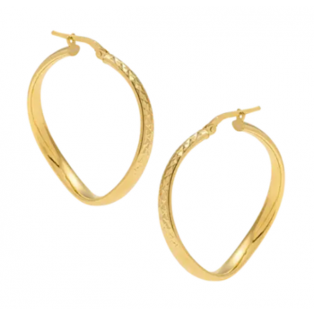 BREEZE Σκουλαρίκια από Aσήμι 925 Gold  213042.1