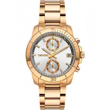 BREEZE Sparkly Crystals Chronograph - 212391.4, Rose  Gold case with Stainless Steel Bracelet