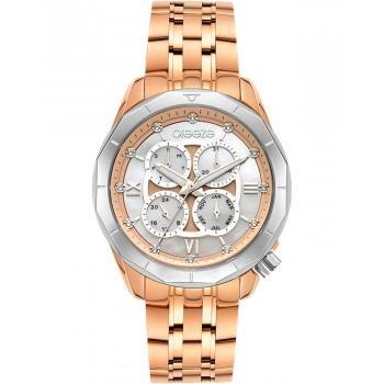 BREEZE Symmetria Crystals - 212261.4  Rose Gold case with Stainless Steel Bracelet