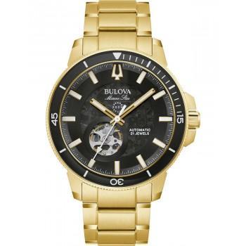 BULOVA Marine Star Automatic  - 97A174 Gold case with Stainless Steel Bracelet