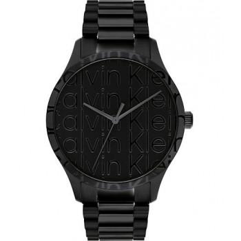 CALVIN KLEIN Iconic - 25200344,  Black case with Stainless Steel Bracelet