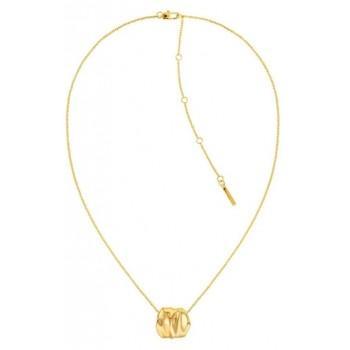 CALVIN KLEIN  Κολιέ από ανοξείδωτο ατσάλι  Gold 35000639