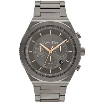 CALVIN KLEIN Men's Multifunction - 25200304,  Grey case with Stainless Steel Bracelet