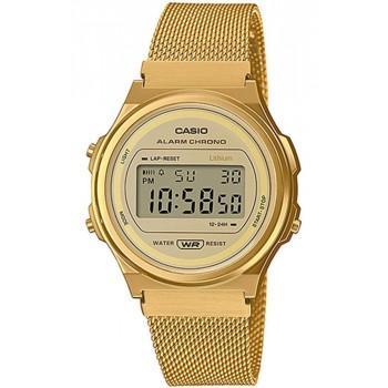 CASIO Collection - A-171WEMG-9AEF,  Gold case with Stainless Steel Bracelet