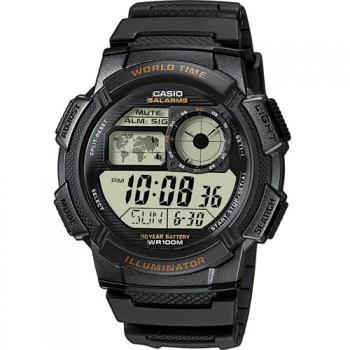 CASIO Collection - AE-1000W-1AVEF Black case, with Black Rubber Strap