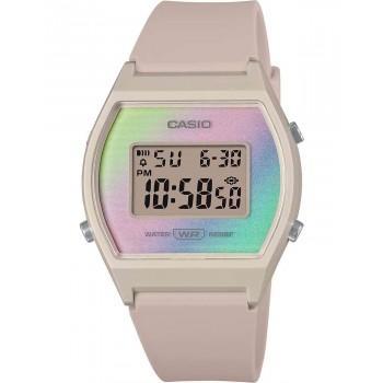 CASIO Collection Chronograph - LW-205H-4AEF,  Beige case with Beige Rubber Strap