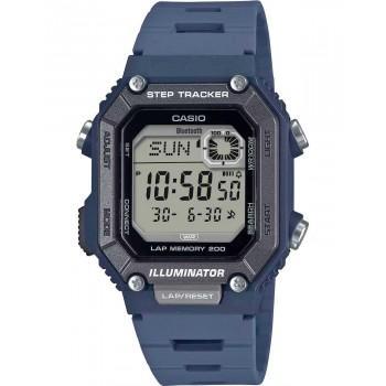 CASIO Collection Dual Time Bluetooth Chronograph - WS-B1000-2AVEF  Blue case with Blue Rubber Strap