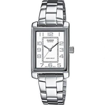 CASIO Collection - LTP-1234PD-7BEF,  Silver case with Stainless Steel Bracelet