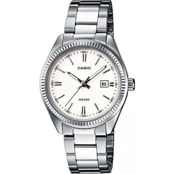 CASIO Collection - LTP-1302PD-7A1VEF,  Silver case with Stainless Steel Bracelet
