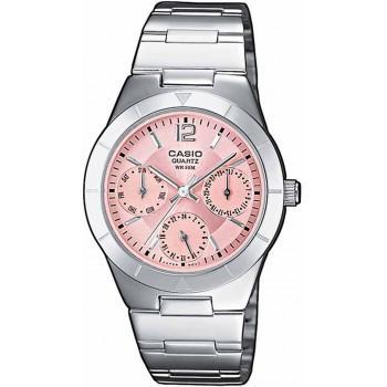 CASIO Collection - LTP-2069D-4AVEF,  Silver case with Stainless Steel Bracelet