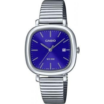 CASIO Collection - LTP-B166D-2AVEF,  Silver case with Stainless Steel Bracelet