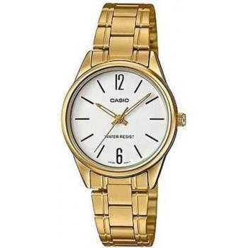 CASIO Collection - LTP-V005G-7B,  Gold case with Stainless Steel Bracelet