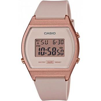 CASIO Collection - LW-204-4AEF  Rose Gold case with Pink Rubber Strap 