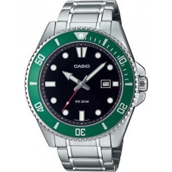 CASIO Collection - MDV-107D-3AVEF  Silver case with Stainless Steel Bracelet