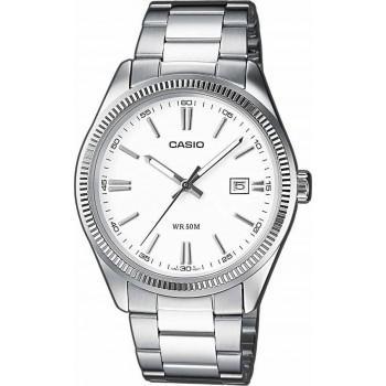 CASIO Collection - MTP-1302PD-7A1VEF,  Silver case with Stainless Steel Bracelet