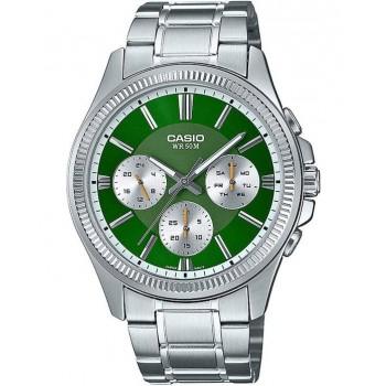 CASIO Collection - MTP-1375PD-3AVEF,  Silver case with Stainless Steel Bracelet