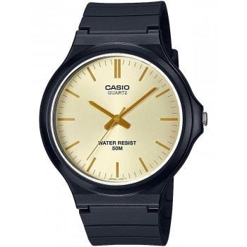 CASIO Collection  - MW-240-9E3VEF  Black case with Black Rubber Strap