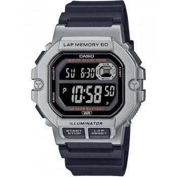 CASIO Collection Sport - WS-1400H-1BVEF,  Grey case with Black Rubber Strap