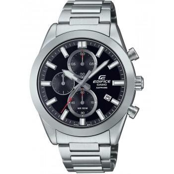 CASIO Edifice Chronograph - EFB-710D-1AUVEF,  Silver case with Stainless Steel Bracelet