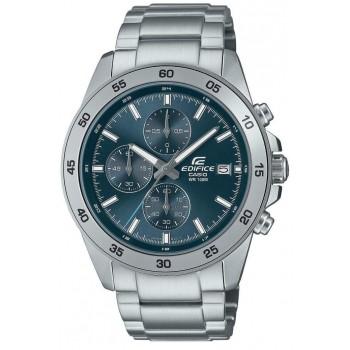 CASIO Edifice Chronograph  - EFR-526D-2AVUEF,  Silver case with Stainless Steel Bracelet