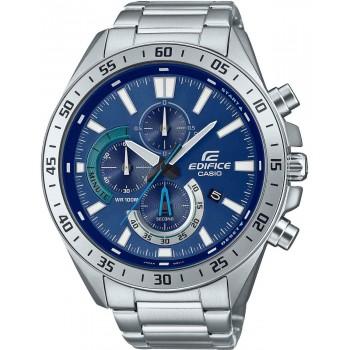 CASIO Edifice Chronograph  - EFV-620D-2AVUEF,  Silver case with Stainless Steel Bracelet