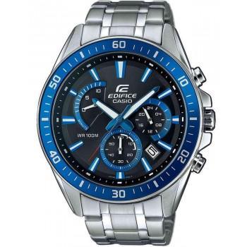 CASIO Edifice Chronograph - EFR-552D-1A2VUEF Silver case, with Stainless Steel Bracelet
