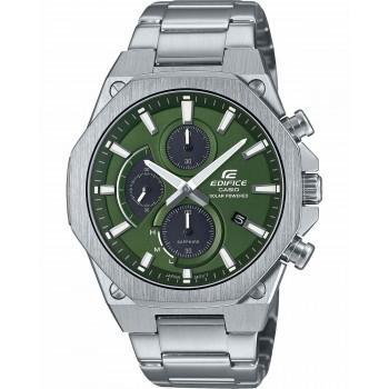 CASIO Edifice Solar Chronograph - EFS-S570D-3AUEF  Silver case with Stainless Steel Bracelet