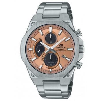CASIO Edifice Solar Chronograph - EFS-S570D-5AUEF  Silver case with Stainless Steel Bracelet