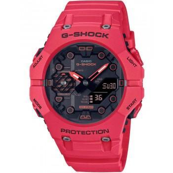 CASIO G-Shock  Bluetooth Chronograph - GA-B001-4AER  Red case with Red Rubber Strap