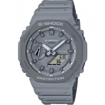 CASIO G-Shock Chronograph - GA-2110ET-8AER  Grey case with Grey Rubber Strap