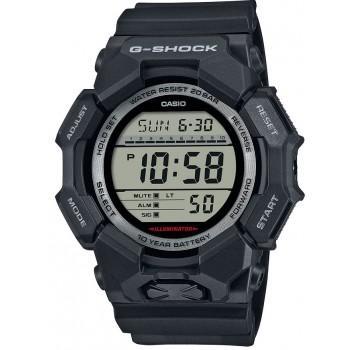 CASIO G-Shock Chronograph - GD-010-1ER  Black case with Black Rubber Strap