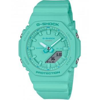 CASIO G-Shock Chronograph - GMA-P2100-2AER  Turqoise  case with Turqoise Rubber Strap