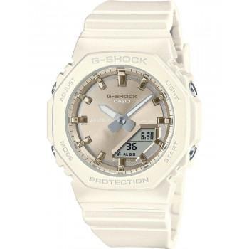 CASIO G-Shock Chronograph - GMA-P2100ST-7AER  White case with White Rubber Strap