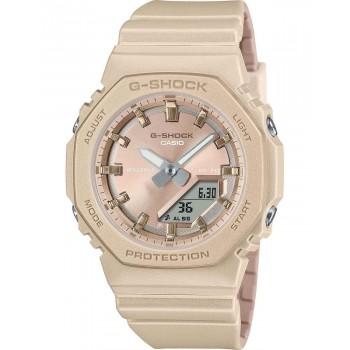 CASIO G-Shock Chronograph - GMA-P2100ST-9AER  Beige case with Beige Rubber Strap