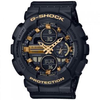 CASIO G-Shock Chronograph - GMA-S140M-1AER  Black case with Black Rubber Strap
