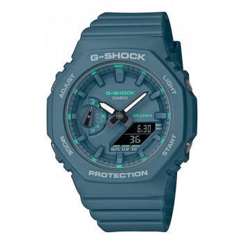 CASIO G-Shock Chronograph - GMA-S2100GA-3AER Petrol  case with Petrol Rubber Strap