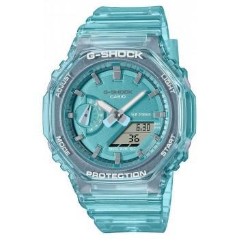 CASIO G-Shock Chronograph - GMA-S2100SK-2AER  Light Blue case with Light Blue Rubber Strap