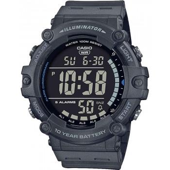 CASIO Standard Chronograph - AE-1500WH-8BVEF  Grey case with Grey Rubber Strap