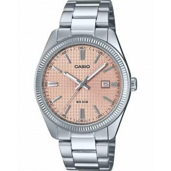 CASIO Standard  - MTP-1302PE-4AVEF,  Silver case with Stainless Steel Bracelet