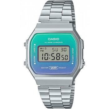CASIO Vintage Collection - A-168WER-2AEF  Silver case with Stainless Steel Bracelet