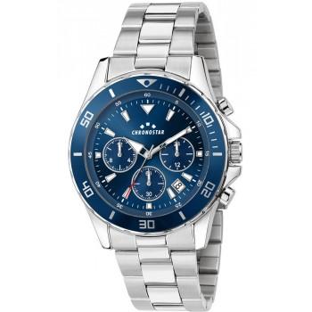 CHRONOSTAR Captain - R3753291008, Silver case with Metallic Bracelet