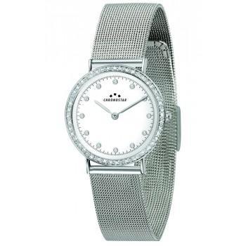 CHRONOSTAR Crystals Ladies -  R3753252517  Silver case with Metallic Bracelet